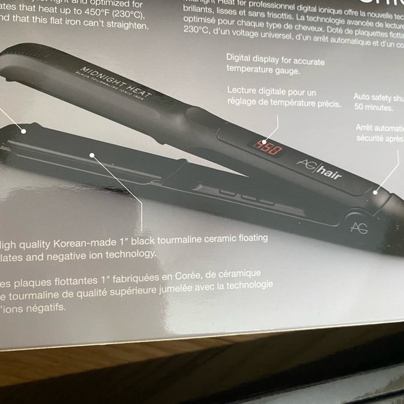 Hair straightener AG midnight edition NEW! - Picture 7 of 8